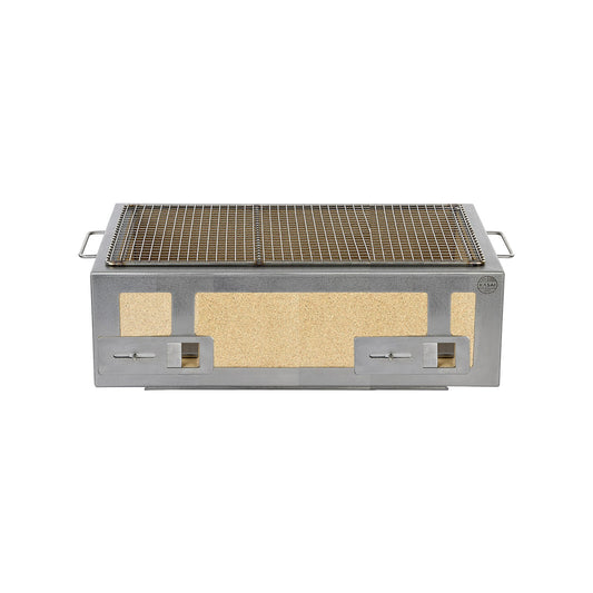 Kasai XL Konro Grill – Edelstahl (japanischer Holzkohlegrill, 10–16 Personen)