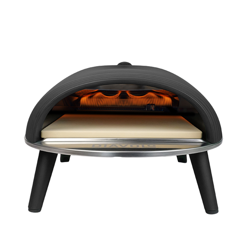 Delivita Diavolo Gaspizzaofen Black