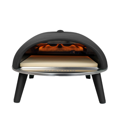 Delivita Diavolo Gaspizzaofen Black