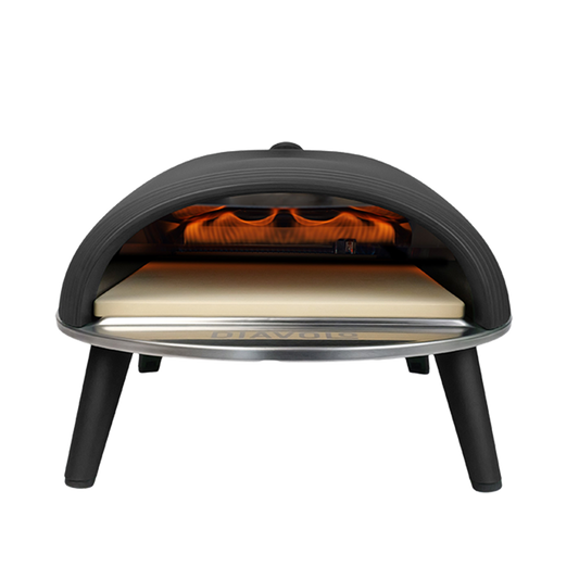 Delivita Diavolo Gaspizzaofen Black