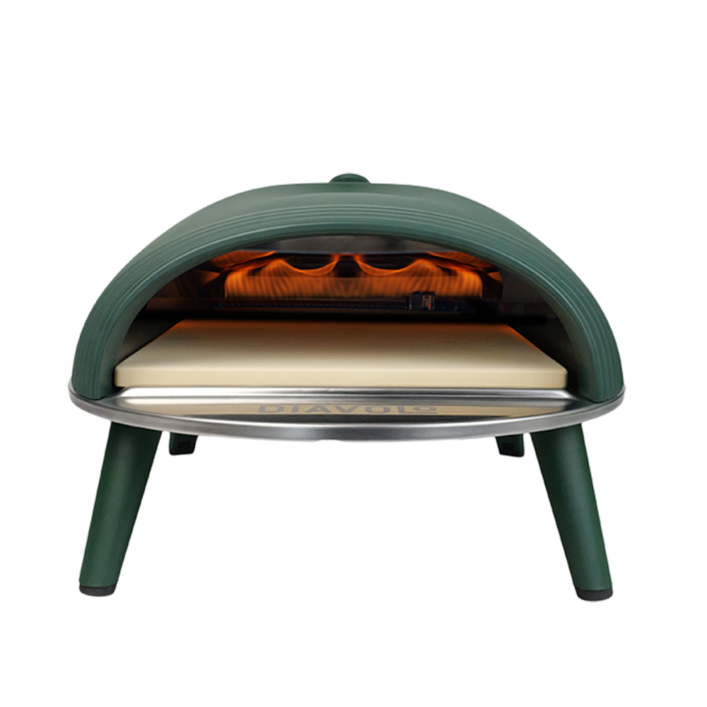 Delivita Diavolo Gaspizzaofen Green