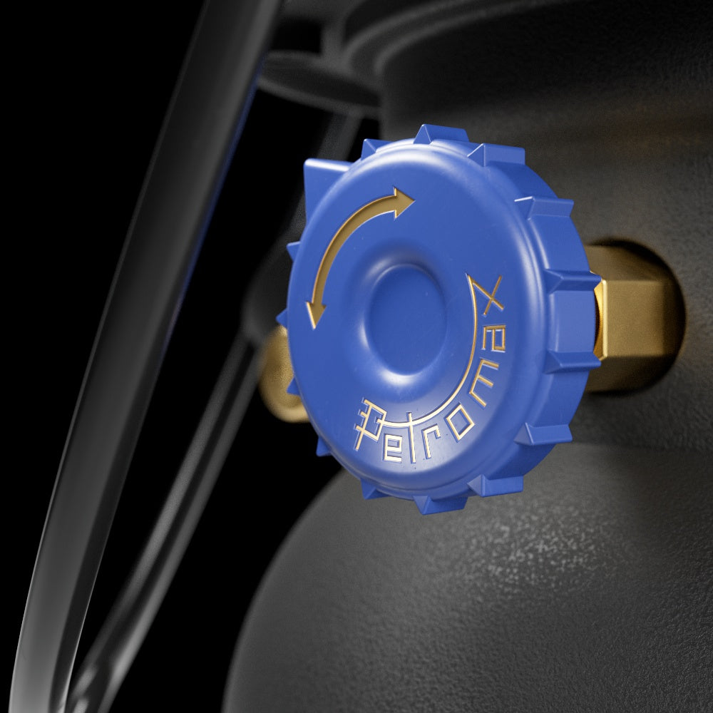 Messing-Drehrad der Petromax LM500 zum stufenlosen Dimmen