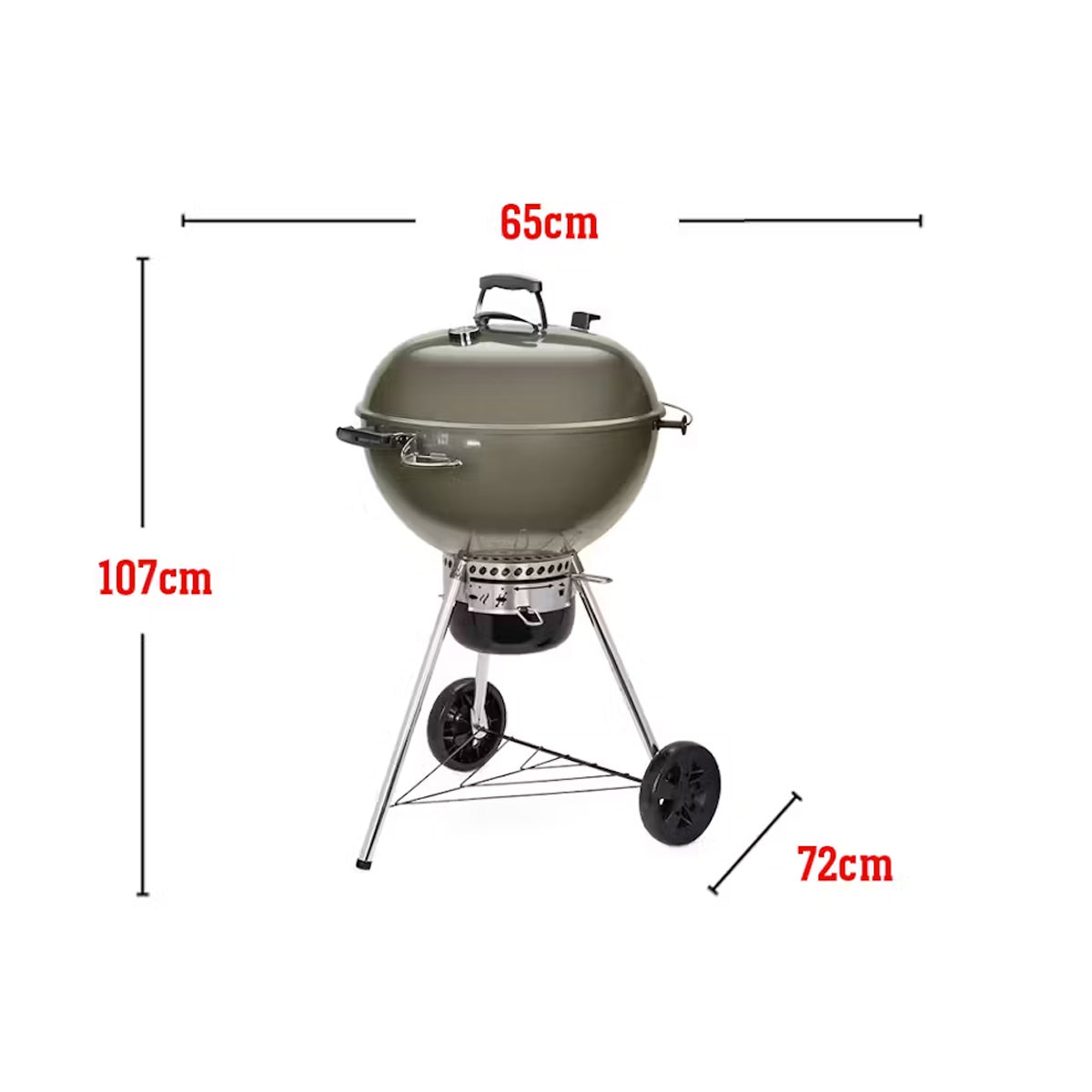 Master-Touch Premium Holzkohlegrill Ø 57 cm