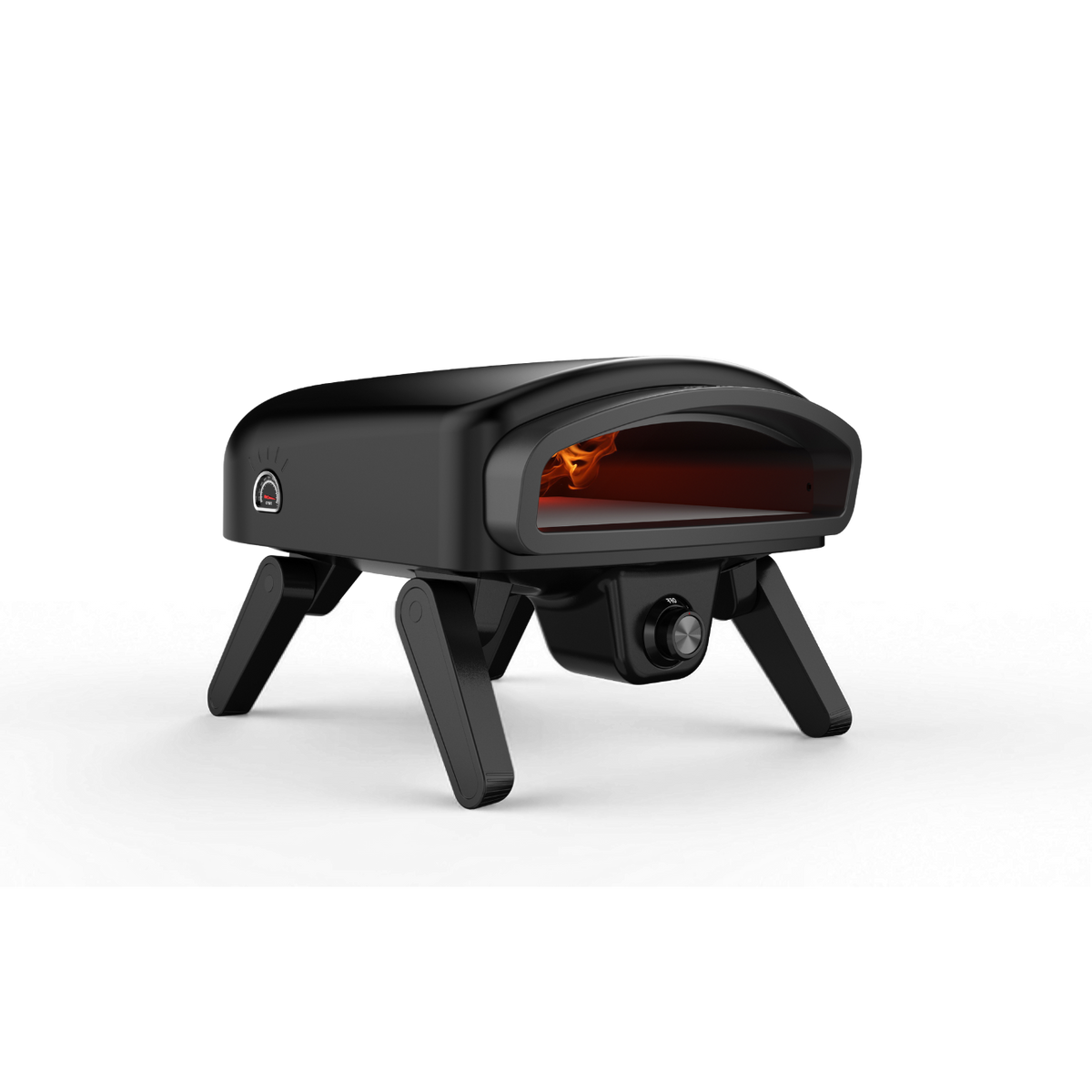 Nero-14 Gaspizzaofen 14 Zoll Midnight Vorderansicht