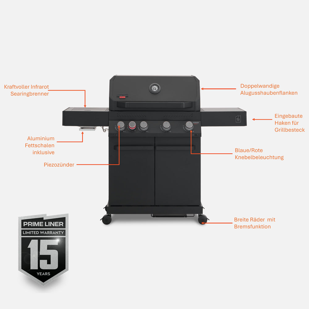 Bull Prime Liner G4 Gasgrill