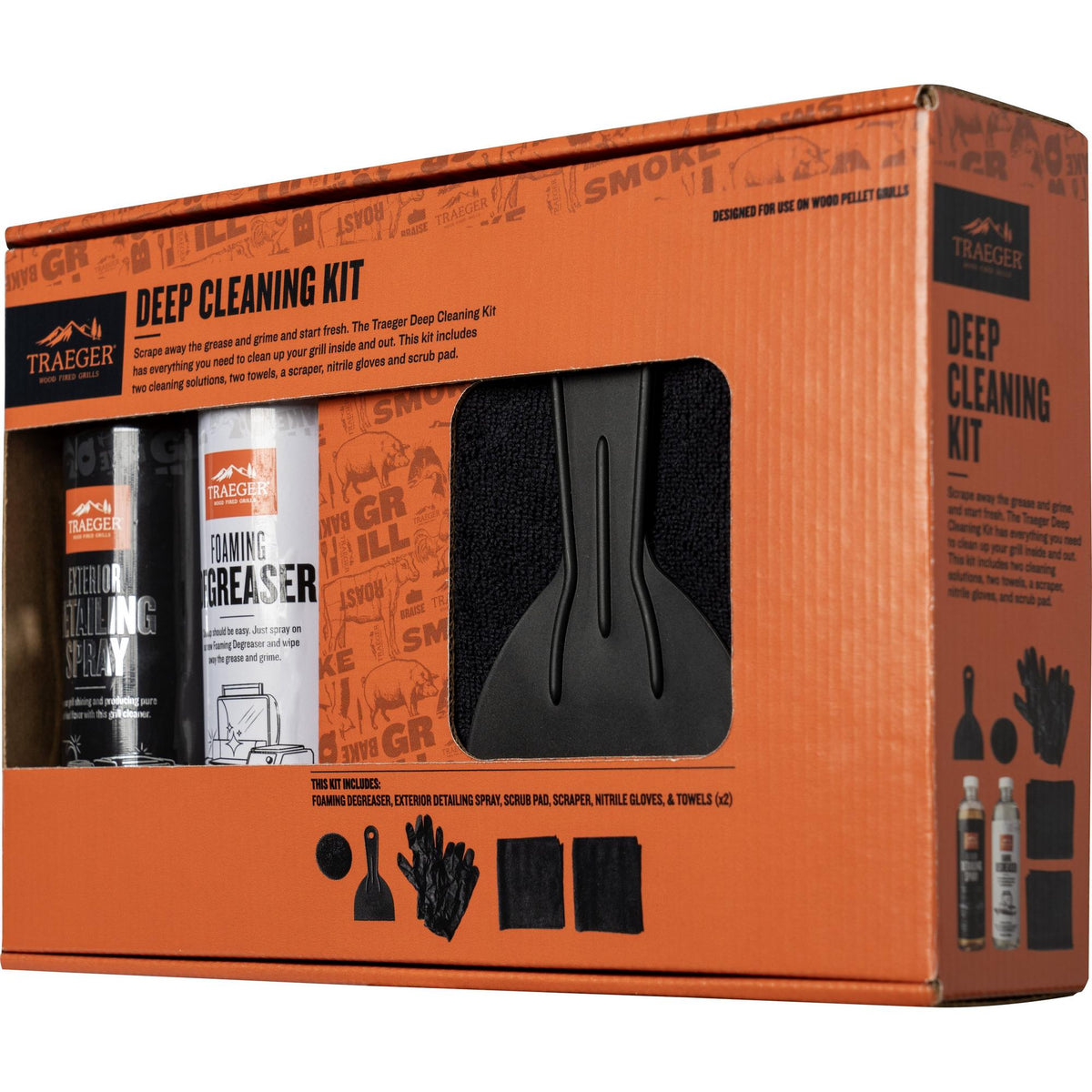 Traeger Tiefenreinigungs-Kit für Pelletgrills Verpackung
