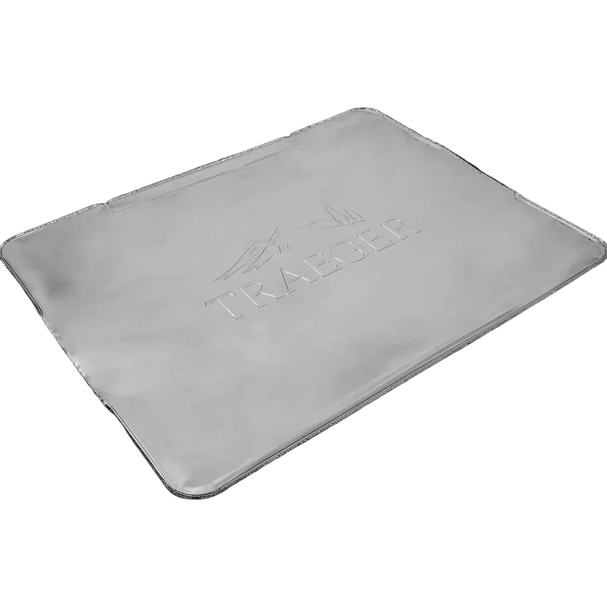 Traeger Abtropfschalen-Einlage aus Aluminium in der Schrägansicht