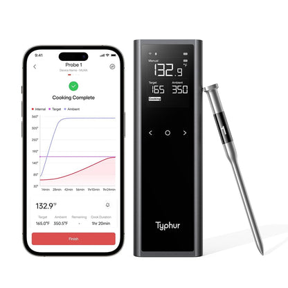 Typhur Sync One – kabelloses Grillthermometer mit Smart Station