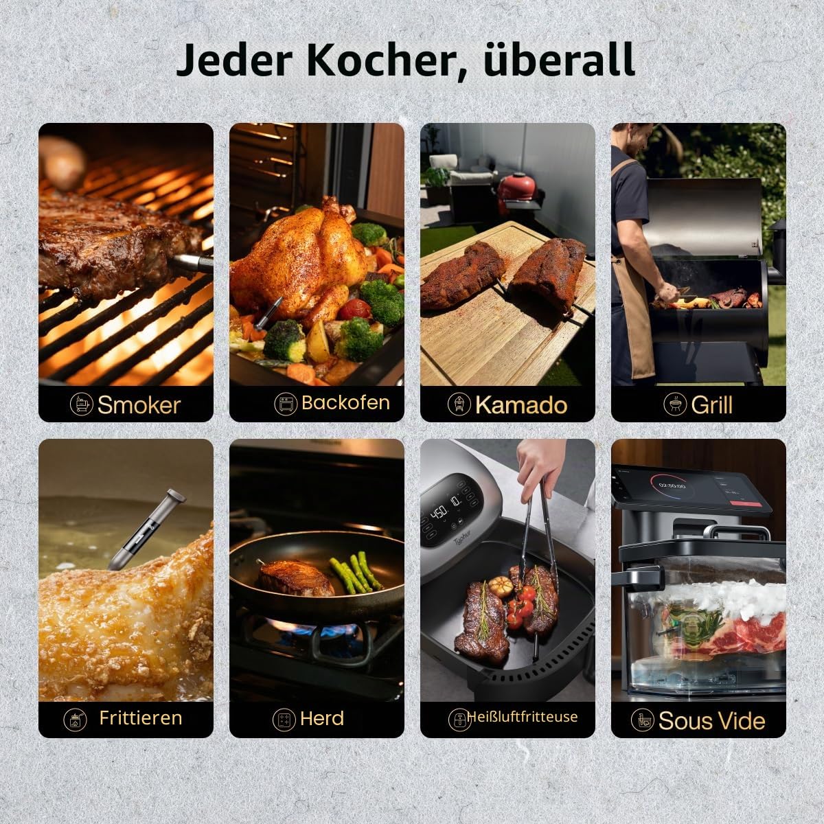Typhur Sync One – kabelloses Grillthermometer mit Smart Station